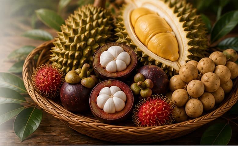 Thai fruit sourcing basket